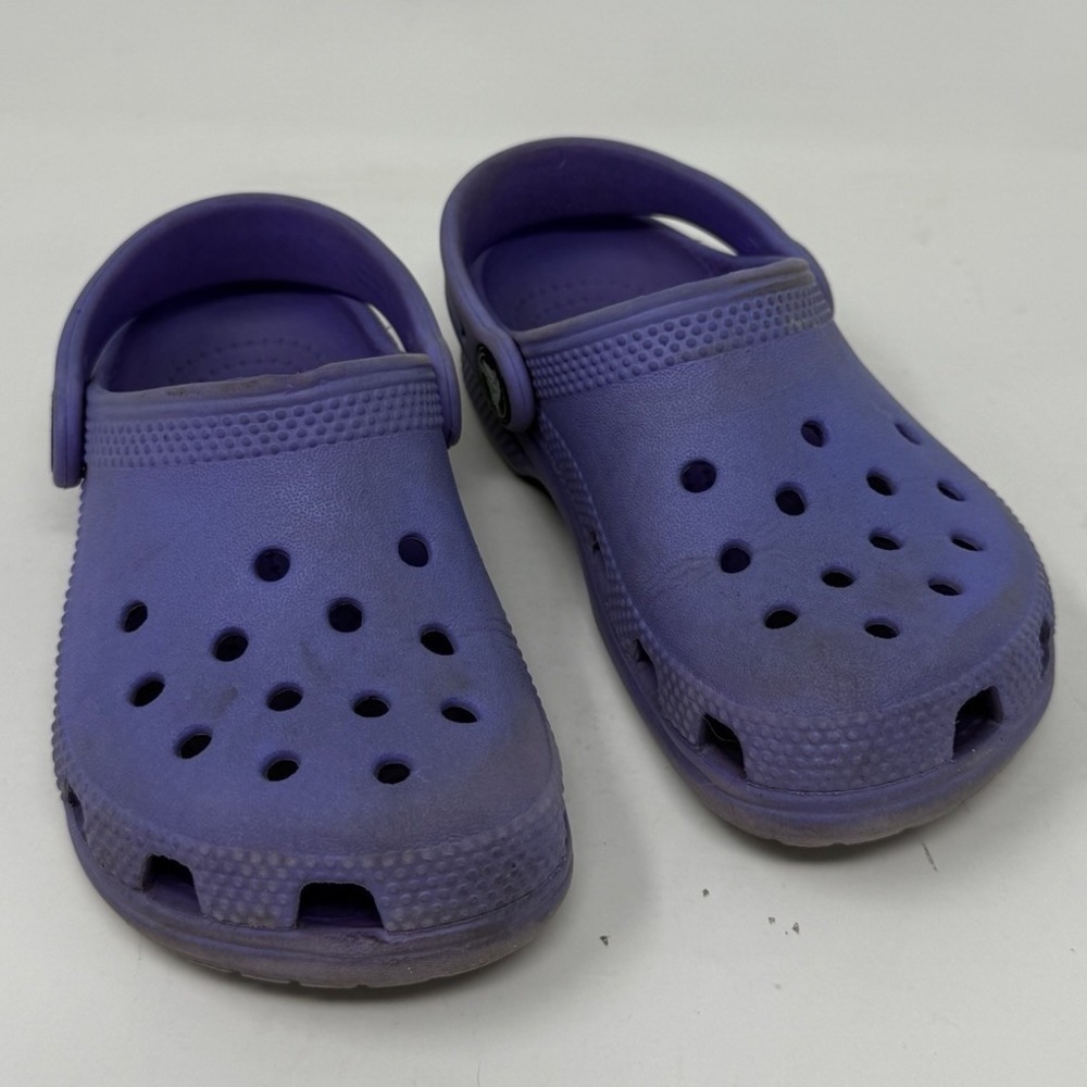 Crocs Kids Classic Clog Purple Size C9 Slip On Shoes Rubber